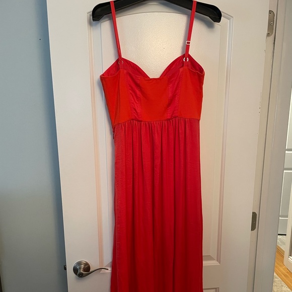 BCBG MaxAzria High Low Orange Tank Top Dress - Picture 4 of 4